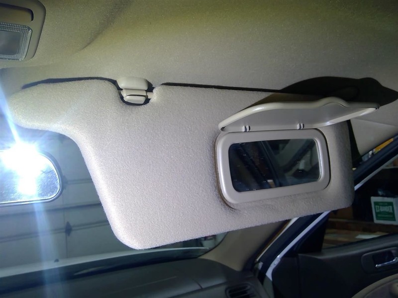 Passenger Sun Visor Without Illumination Sedan Fits 01-05 CIVIC 1743826