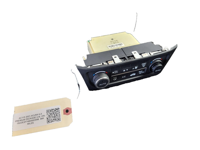 2019-2021 ACURA ILX AC Heater Climate Temperature Control OEM 79607T3RA51 2.4L