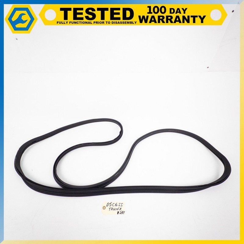 05-13 CHEVROLET CORVETTE C6 REAR WEATHERSTRIP LID TRUNK GASKET SEAL OEM