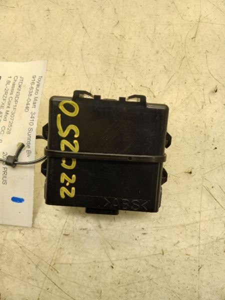 10-15 TOYOTA PRIUS PLUG-IN 1.8L FWD AT CHASSIS ECM TPMS CONTROL MODULE ASSEMBLY