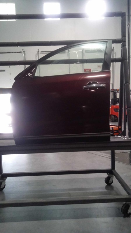 2012 KIA Sorento Front Left Door Maroon Used 570563 96K Miles