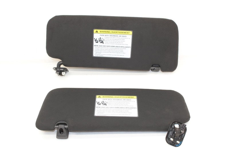 24-25 Kia EV9 Pair of Dark Gray Front Left and Right Sun Visors