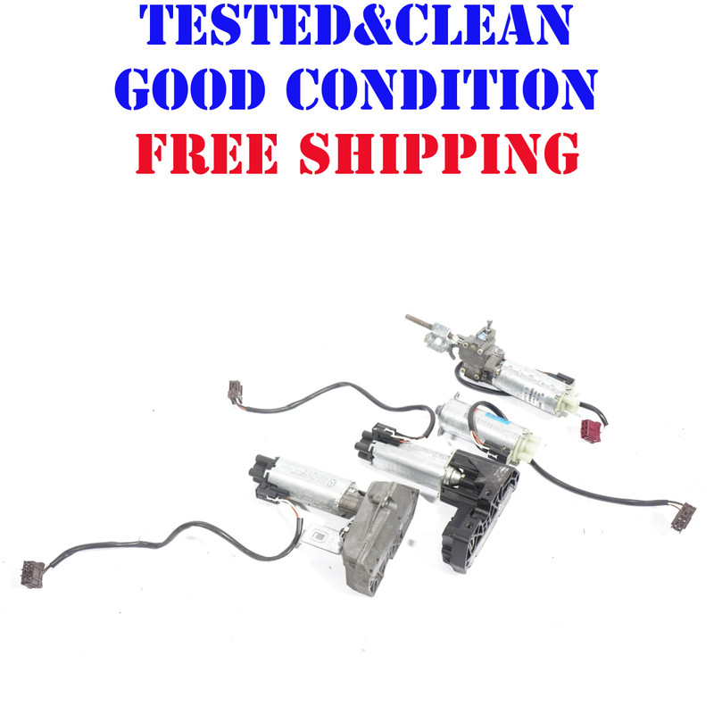 03 04 05 06 Mercedes S500 W220 FRONT LEFT DRIVER SEAT MOTORS SET OF 4 OEM