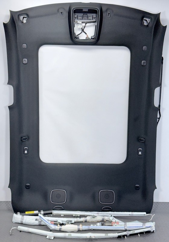 ✅ 19-26 RAM 1500 5th CREW CAB OEM HEADLINER CEILING Black SPEAKERS PAN. SUNROOF