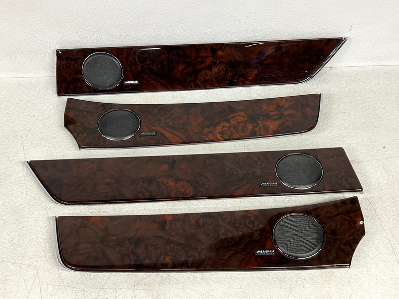 ⭐2010-2019 JAGUAR XJ FRONT & REAR INTERIOR DOOR PANEL SPEAKER TRIM OEM LOT2614