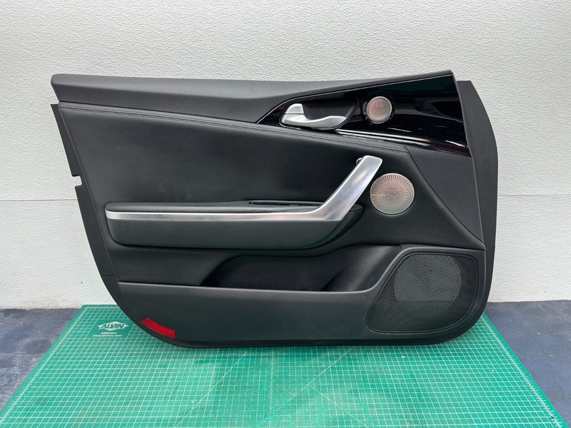 22-23 KIA STINGER - FRONT LEFT DRIVER SIDE INTERIOR DOOR PANEL TRIM OEM