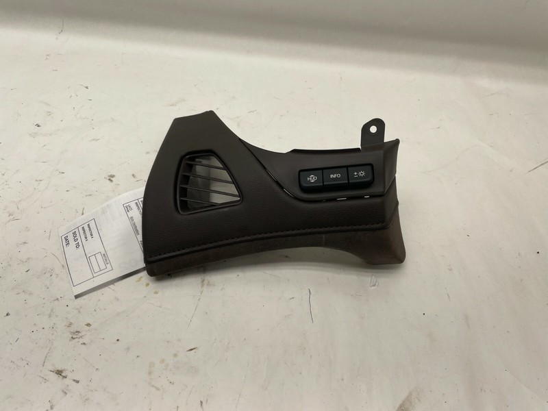 2015-2018 CADILLAC ESCALADE DASH VENT PANEL DARK BROWN HUD CONTROL 23471537