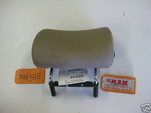 99 SAAB 9-5 BACK REAR SEAT HEADREST HEAD REST TAN BEIGE CAR LEATHER RIGHT LEFT