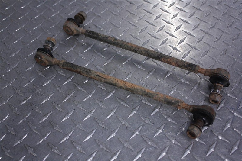 88-02 KAWASAKI KLF 220 BAYOU FRONT TIE RODS PAIR LEFT RIGHT OEM KLF220