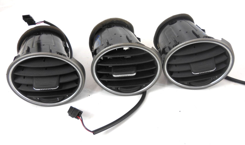 2006 06 Porsche Cayman Dashboard Dash Air Vent Set of 3 OEM