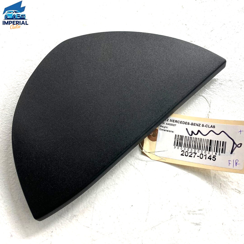 07-13 Mercedes S550 S600 Front Passenger Door Panel Speaker Cover Trim OEM Black