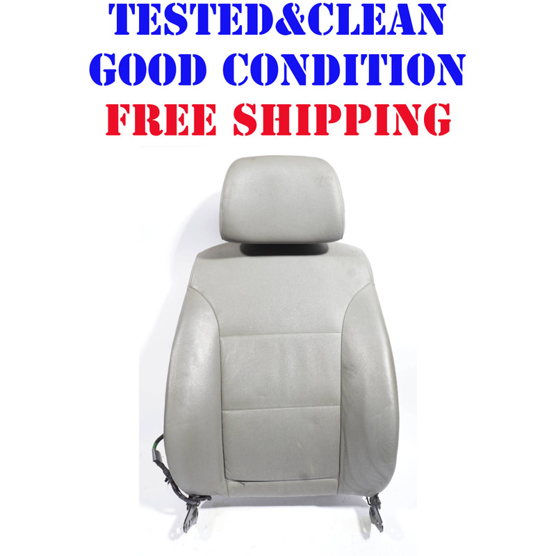 08 09 10 BMW 528Xi 528i E60 FRONT LEFT DRIVER SEAT BACK BACKREST W/HEADREST OEM