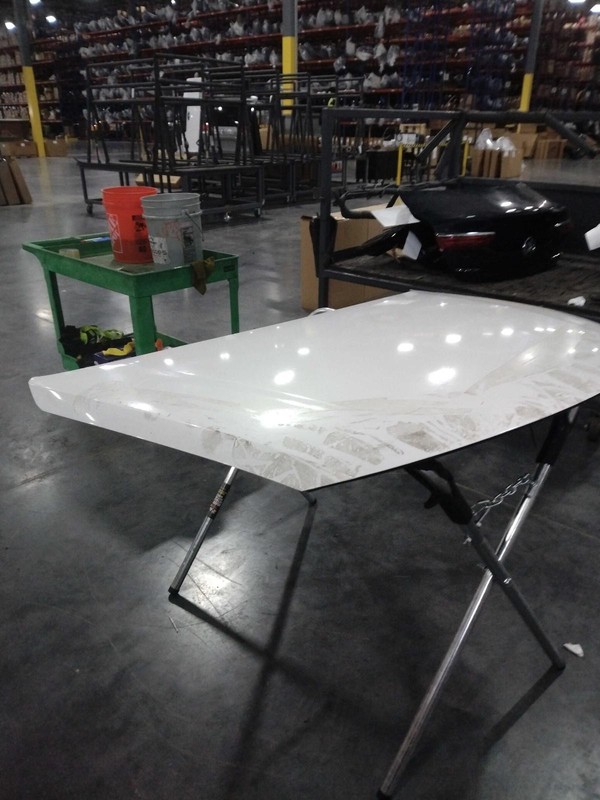 2010 Mazda CX-9 OEM White Hood Panel TDY15231XE 173K Miles