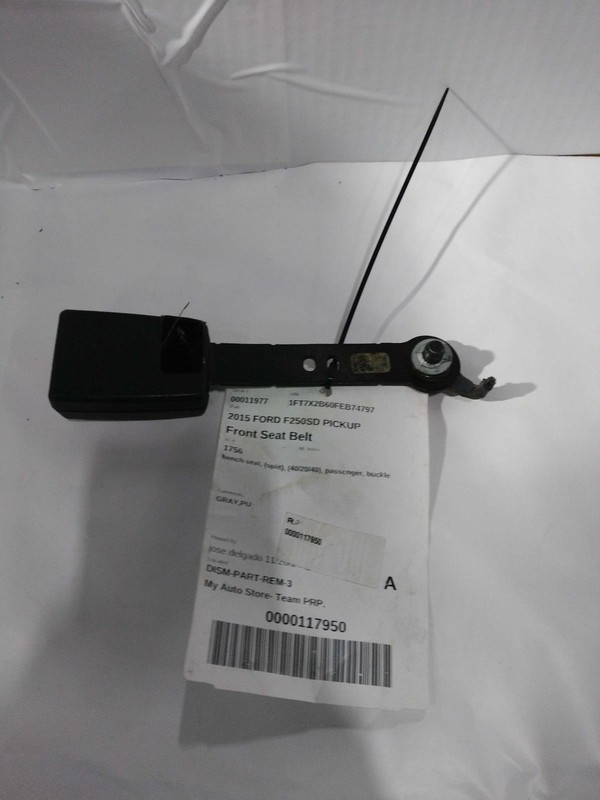 2015 Ford F250SD Pickup Brown Seat Belt OEM BC3Z2561202AA Used 142K Miles
