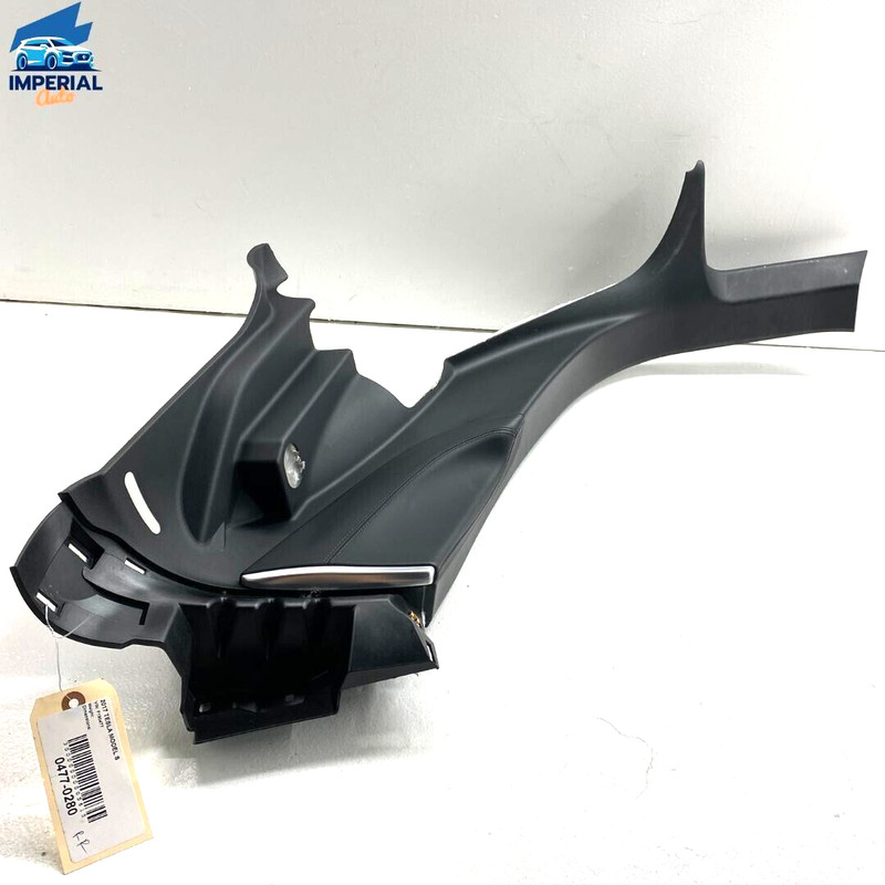 2017-20 Tesla Model S Rear Passenger Side C Pillar Lower Trim Cover Panel RH OEM