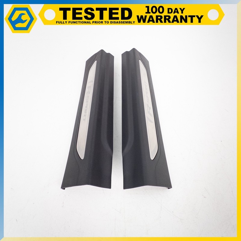 16-23 JAGUAR XF X260 FRONT LEFT & RIGHT SIDE DOOR SCUFF PLATE TREAD PANEL OEM