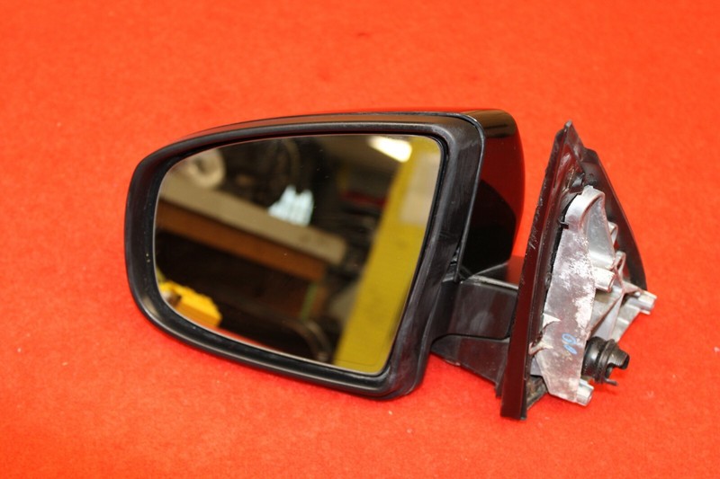 2007- 2013 BMW E70 X5 Front Left Side Door Mirror With Auto Dim P-Fold Black OEM