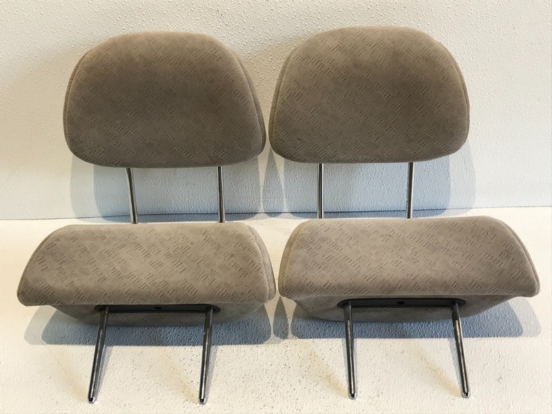 01-06 Hyundai Elantra Headrests Front Rear Left Driver Right Passenger Gray