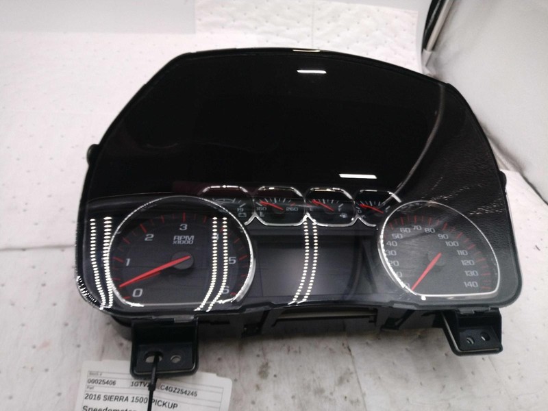 2016 GMC Sierra 1500 Speedometer Gauge OEM Black 123K Miles NJ25-25406-645433