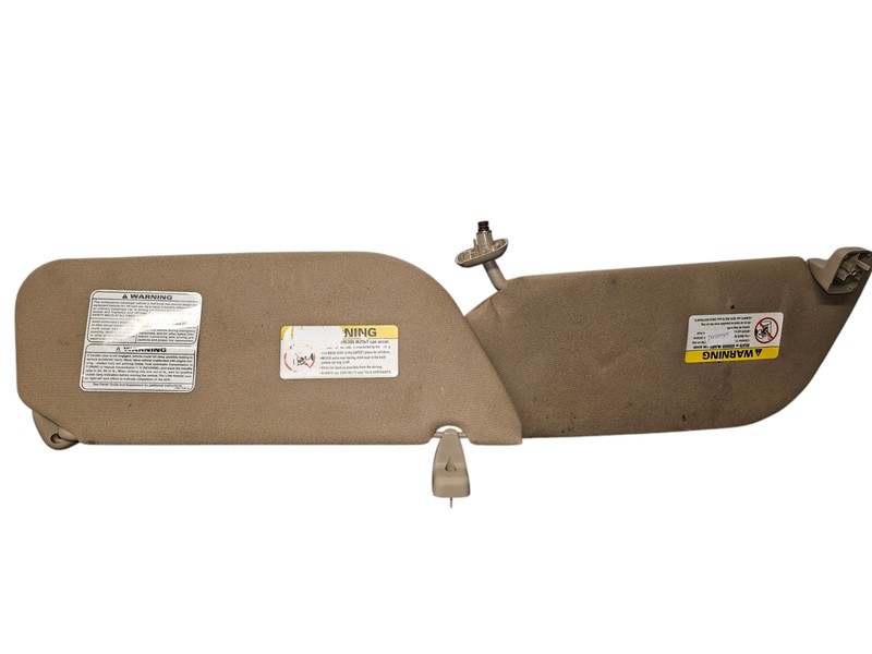 ✅ 02-07 FORD F250 F350 SUN VISOR VISORS LEFT & RIGHT x2 PAIR SET Tan