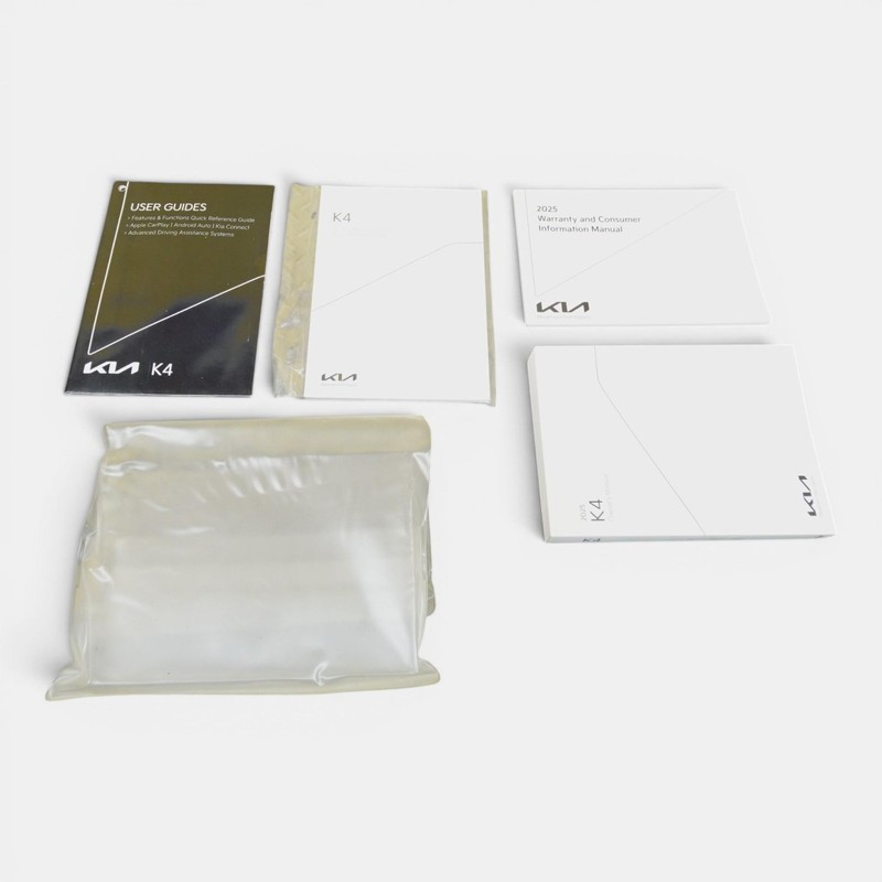 2025-2026 KIA K4 Owners Manual Booklet Book Set W/ Case Oem