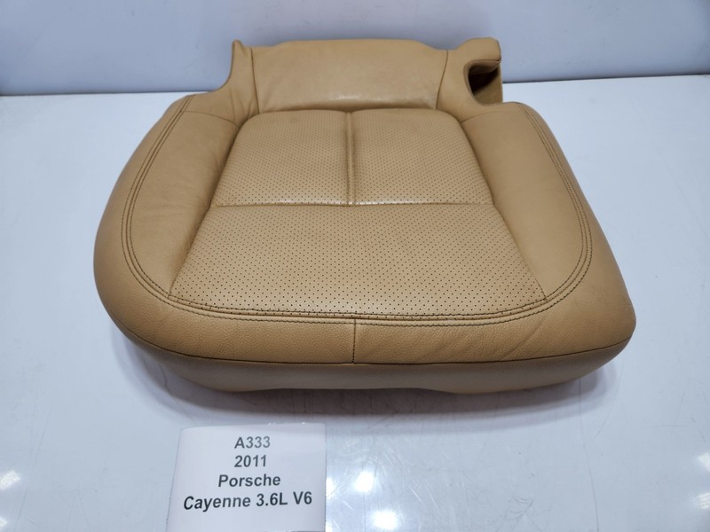 ✅ 11-18 OEM Porsche Cayenne 958 Rear Right Lower Seat Cover Cushion Beige*