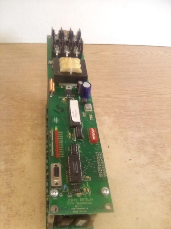 John Brown 566X02611 PC Board Heater Output Module W/1004A000