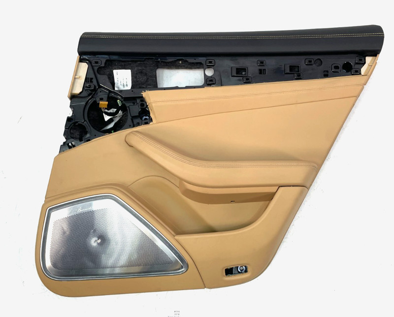 ✅ 17-23 OEM Porsche Panamera 4S 971 Rear Right Passenger Side Door Panel Beige*