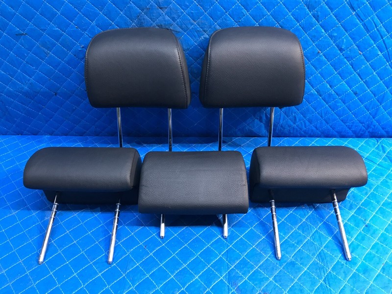 00 01 02 03 04 05 06 BMW X5 Front Rear Left Right Seat Headrest Black Set of 5