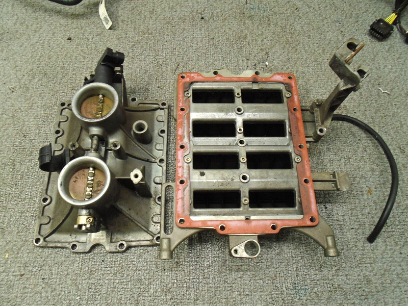 INTAKE THROTTLE BODY REEDS & PLATE ASSY 5007094 JOHNSON EVINRUDE 115-130 HP