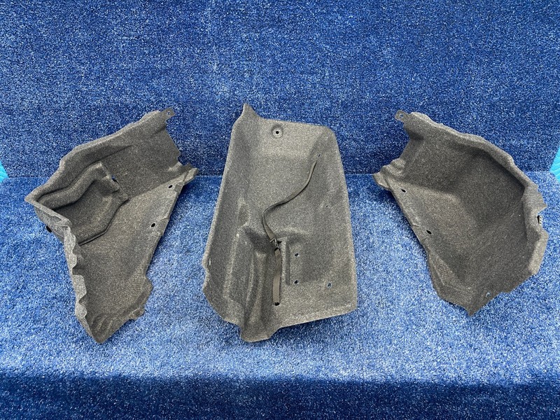 2017-2020 Fiat 124 Spider Trunk Carpet Liner Trim Panels SET OF 3 OEM