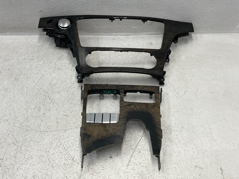 13-16 Mercedes SL550 SL400 R231 Console Dashboard Switch Trim Panel Set 1587 OEM
