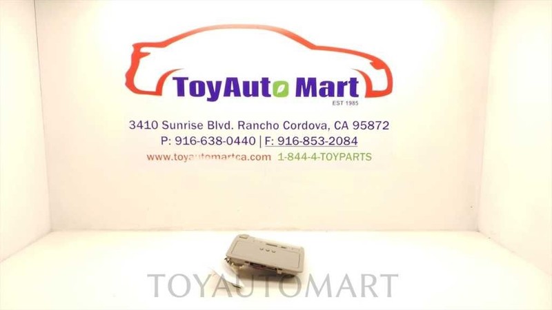 98 99 00 01 02 03 04 05 LECUS GS300 GS400 GS430 DOME LAMP W/ROOF CONTROL GREY