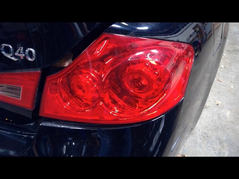Passenger Tail Light 4 Door Sedan Fits 09-13 INFINITI G37 801636