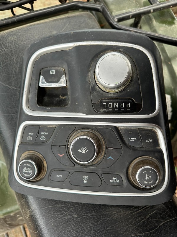 15-17 CHRYSLER 200 OEM HEATER A/C CONTROL W/ BEZEL W/ SHIFTER SELECTOR KNOB