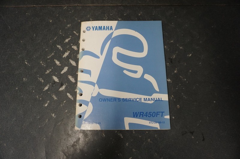 2004 Yamaha OEM WR450FT Owner's Service Manual Book LIT-11626-18-49 5TJ-28199-12
