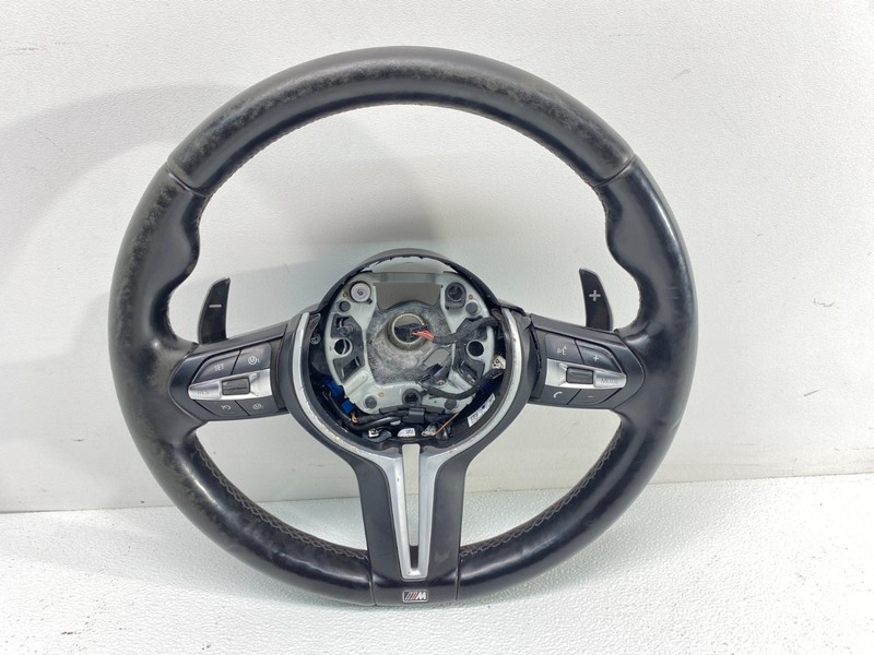 12-18 BMW F06 F10 F12 M5 M6 Leather Heated Steering Wheel w/ Paddle Shifter OEM✅