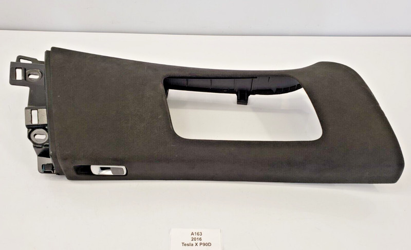 ✅ 16-20 OEM Tesla Model X Front Right Passenger B Pillar Trim Cover Black