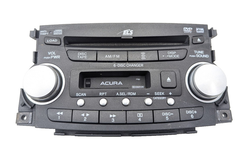 07 08 Acura TL AM FM XM 6 disc CD cassette radio receiver OEM 39100-SEP-A411