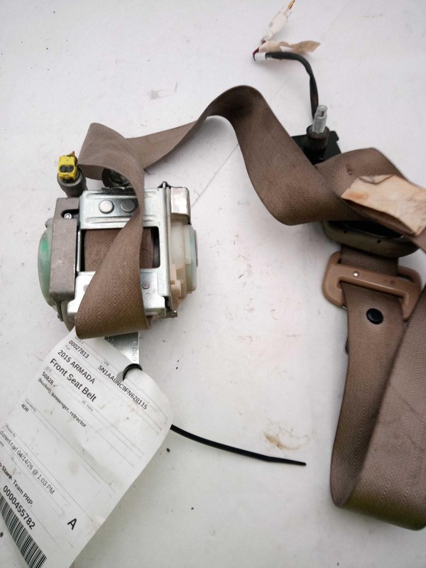 2015 Nissan Armada Maroon Seat Belt OEM 86884ZZ58B 135K Miles - Used