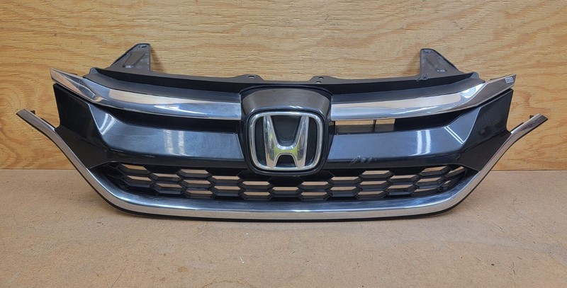 2015 2016 Honda CR-V LX Front Bumper Upper Grille Chrome With Emblem OEM