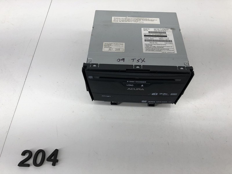 09-10 ACURA TSX FRONT CD CHANGER RADIO TUNER RECEIVER MODULE MATSUSHITA OEM