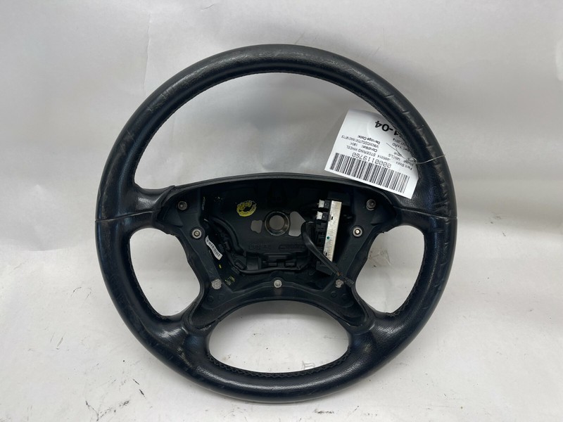 2006 MERCEDES CLS500 C219 STEERING WHEEL LEATHER BLACK W/ SHIFTER PADDLES OEM