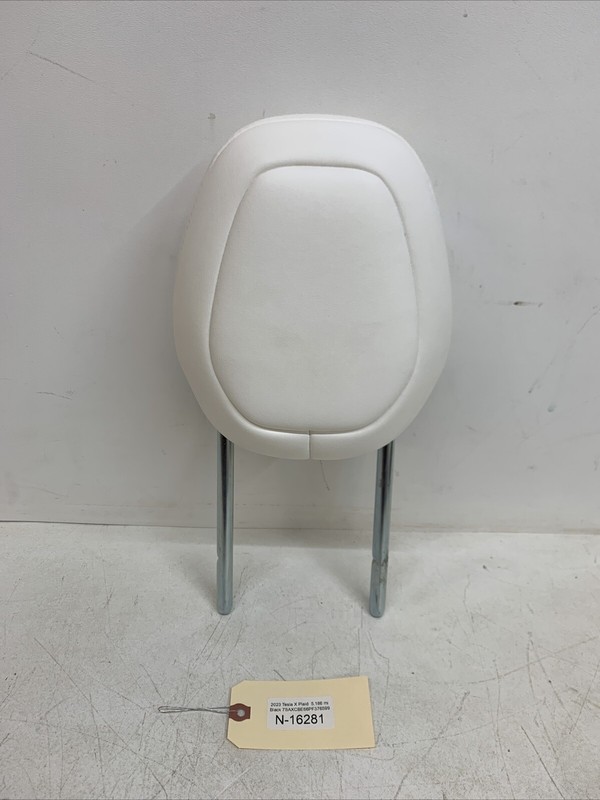 ⚡️Tesla Model X S White Headrest 1819862-01-B 16281 B94