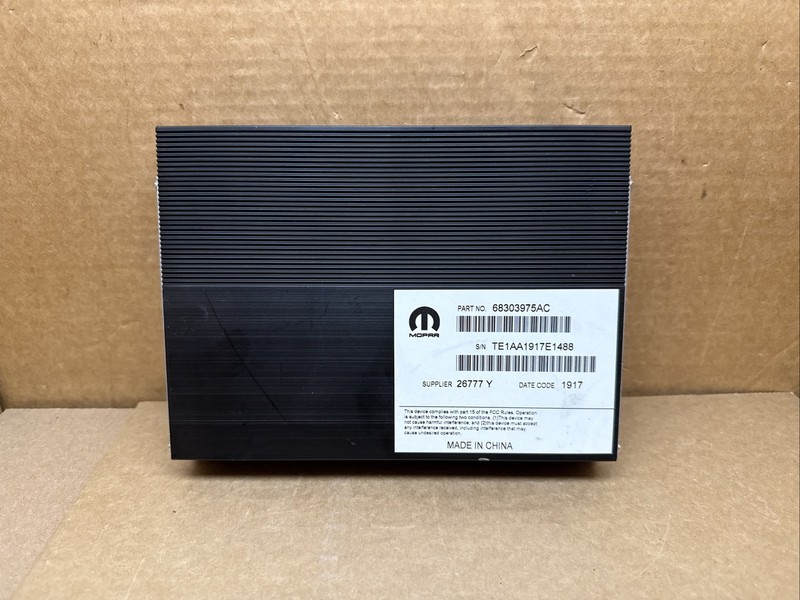 2017-2023 Charger Challenger Chrysler 300 Audio Amplifier Amp OEM 68303975AC
