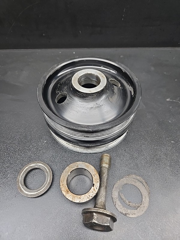 2014-2017 MASERATI GHIBLI SQ4 3.0L ENGINE HARMONIC BALANCER CRANK PULLEY OEM