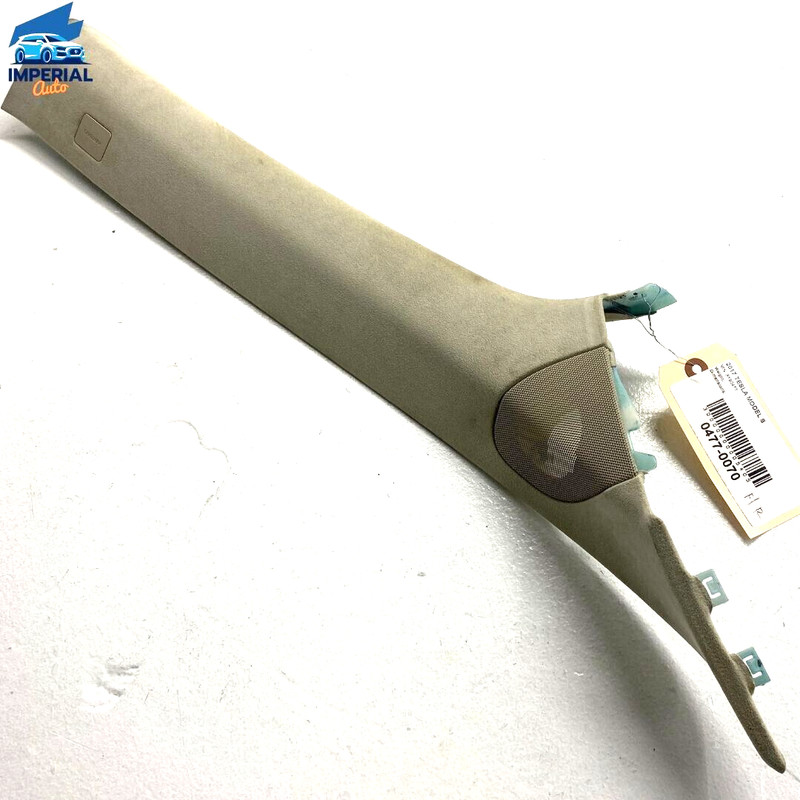 12-20 Tesla Model S Windshield Passenger Side A Pillar Trim Cover Panel OEM ZUMA