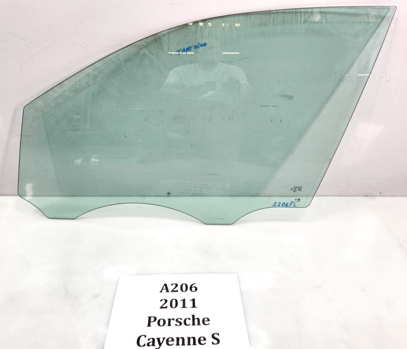 ✅ 11-18 OEM Porsche Cayenne S 958 Front Left Driver Side Door Window Glass NOTE*