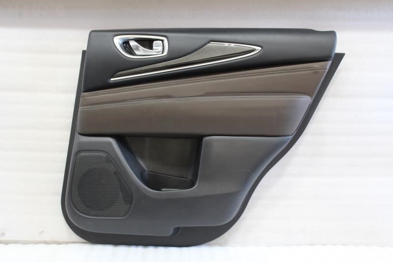 2016 2017 2018 2019 INFINITI QX60 RIGHT REAR DOOR TRIM PANEL BROWN 829A09NF0C
