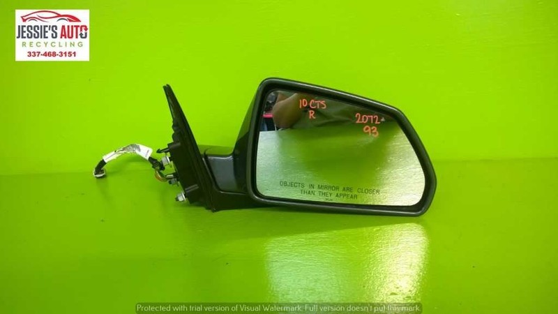 08 09 10 11 12 13 CADILLAC CTS SDN PASSENGER RIGHT SIDE VIEW MIRROR OEM 2072-93